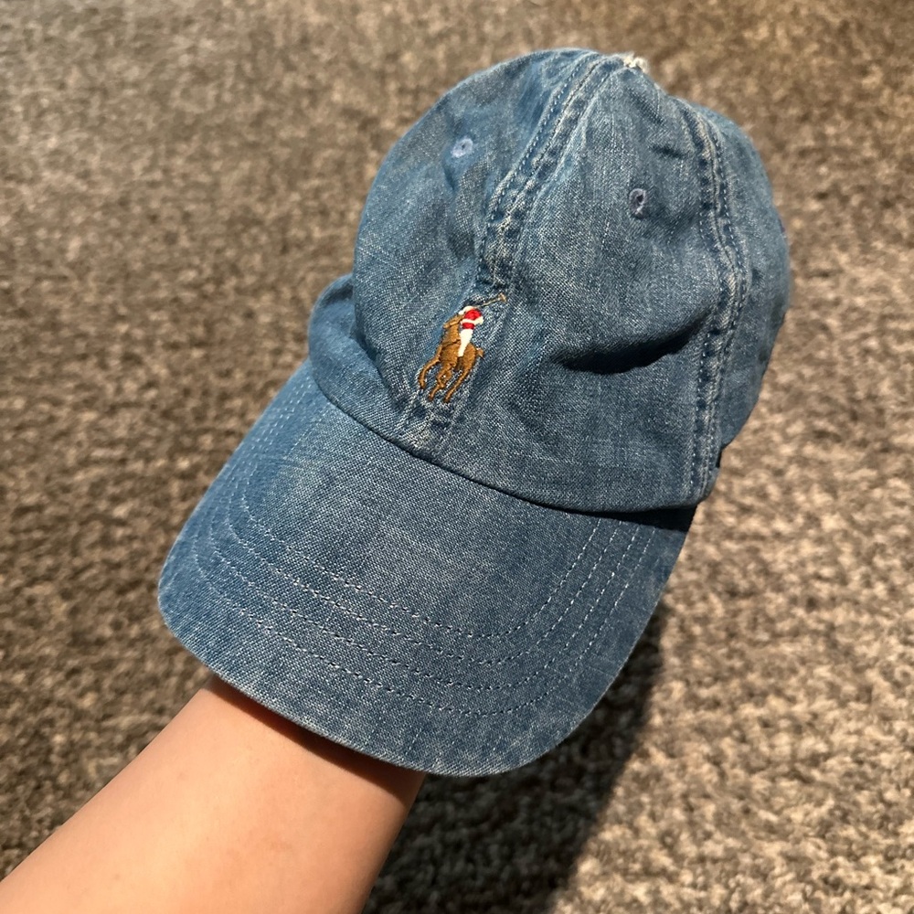 Ralph Lauren Blue Denim Cap